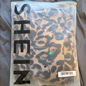 Leopard print wrap around dress